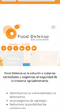 Mobile Screenshot of fooddefense-soluciones.com